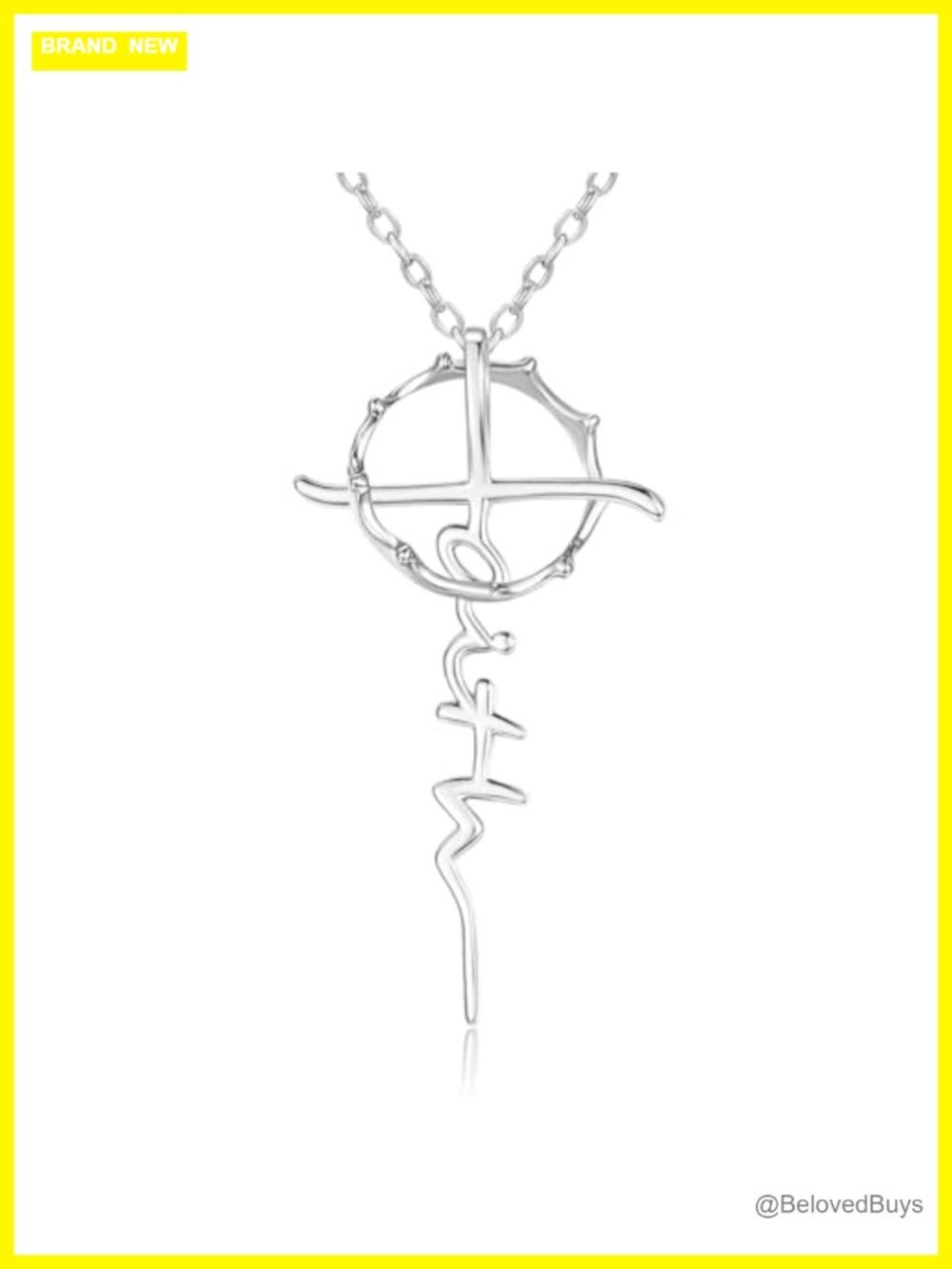 14K Gold Plated Crown Cross Necklace Pendant Christian Jewelry Gift for Her
